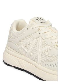 Armani Exchange Sneakersy XM002635 AF19388 M0107 Écru. Materiał: skóra #4