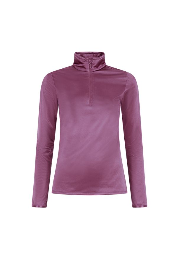 Damski polar 1/4 zip Protest Laga. Kolor: różowy. Materiał: polar. Sezon: zima. Sport: wspinaczka, narciarstwo