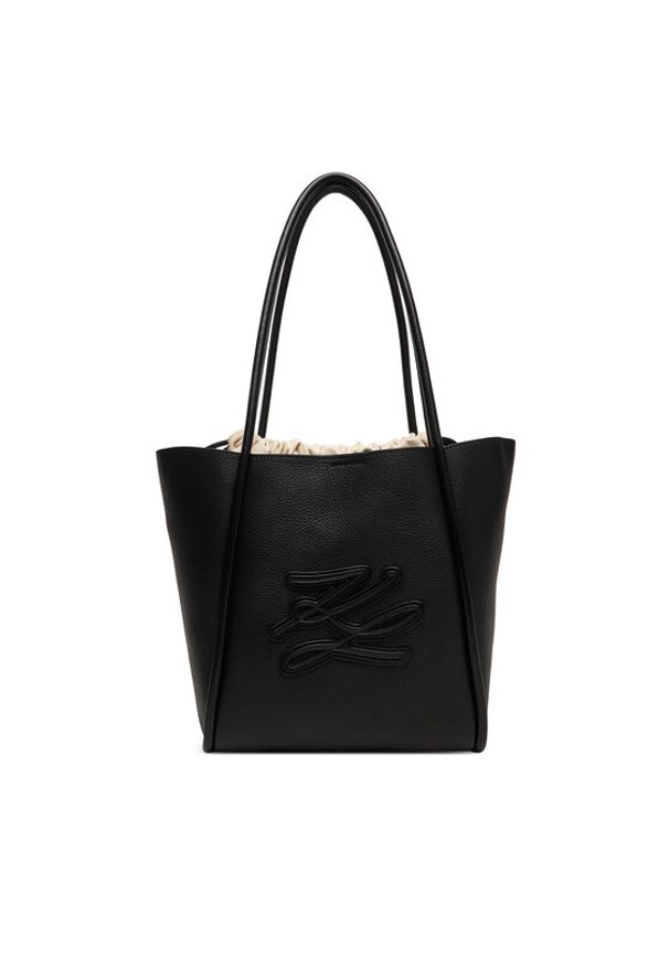 Karl Lagerfeld - KARL LAGERFELD Torebka B2W30051 Czarny. Kolor: czarny. Materiał: skórzane