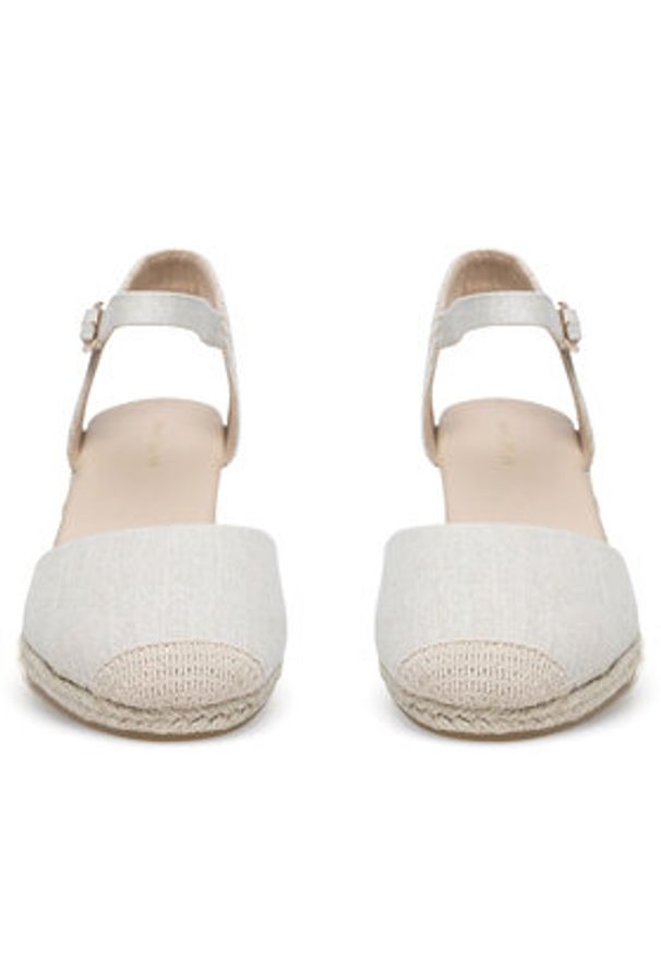 Jenny Fairy Espadryle WYL2610-2 Beżowy. Kolor: beżowy. Materiał: materiał