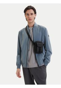 Calvin Klein Saszetka Webbing Strap Slim Reporter LV04D3281G Czarny. Kolor: czarny. Materiał: skóra #1