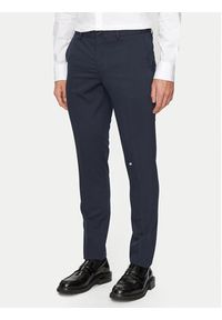 Lindbergh Garnitur 30-606900 Granatowy Slim Fit. Kolor: niebieski. Materiał: syntetyk #8