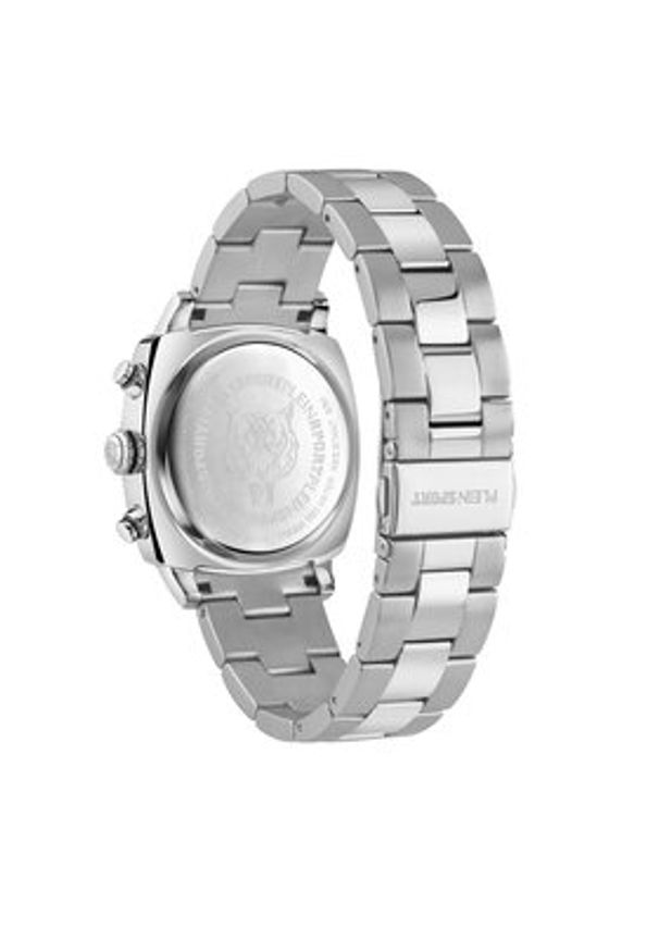 Plein Sport Zegarek Wildcat PSGBA1123 Srebrny. Kolor: srebrny. Styl: sportowy