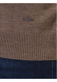 JOOP! Sweter 17 JK-03Dario 30032603 Brązowy Modern Fit. Kolor: brązowy. Materiał: wełna #4