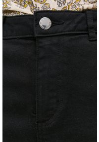 Morgan jeansy damskie medium waist. Kolor: czarny #3