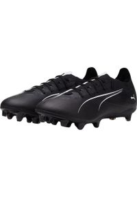 Buty piłkarskie uniseks Puma Ultra 5 Match FG/AG. Kolor: biały, wielokolorowy, czarny. Materiał: materiał, syntetyk, tkanina. Sport: piłka nożna