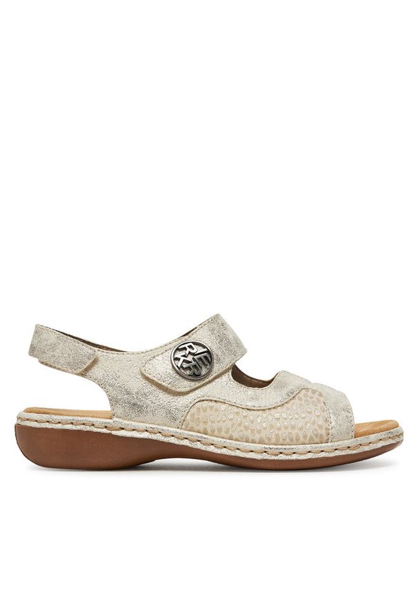 Sandały Rieker. Kolor: beżowy