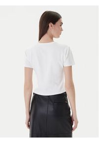 Hugo T-Shirt Delanor 50512000 Biały Slim Fit. Kolor: biały. Materiał: bawełna #4