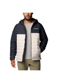columbia - Kurtka COLUMBIA POWDER LITE II HOODED JAC Beżowy. Kolor: beżowy. Materiał: syntetyk. Sport: turystyka piesza #1