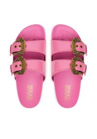 Versace Jeans Couture Klapki 80VA3SM1 ZS190 499 Różowy. Kolor: różowy. Materiał: skóra #6