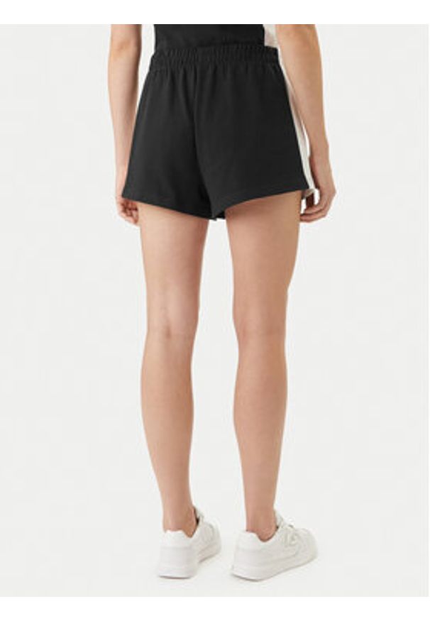 Calvin Klein Swimwear Szorty materiałowe LV00Q61153 Czarny Regular Fit. Kolor: czarny. Materiał: bawełna