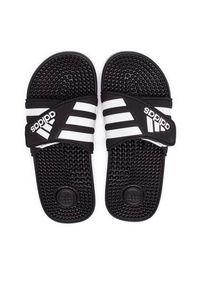 Adidas - adidas Klapki adissage F35580 Czarny. Kolor: czarny. Materiał: skóra #5