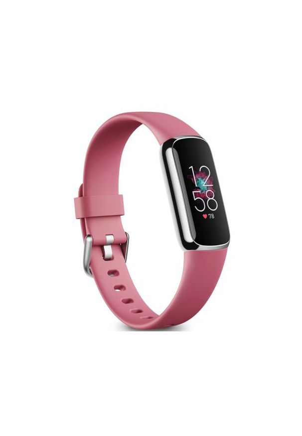 FITBIT Luxe Platynowa. Kolor: szary