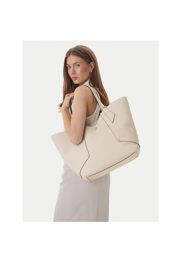 Torebka Guess. Kolor: beżowy