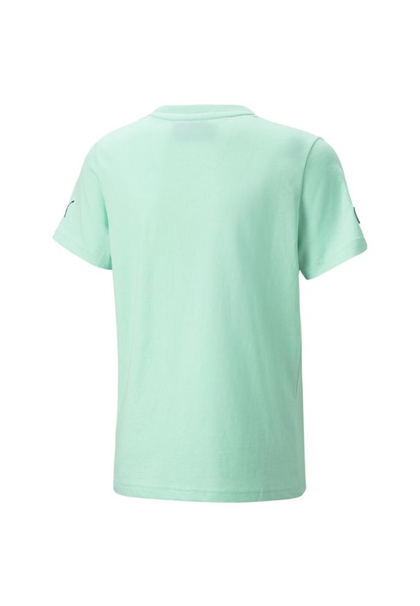 Koszulka Sportowa Dziecięca Puma Mapf1 Logo. Kolor: zielony