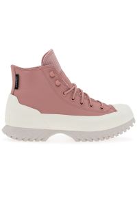 Buty Converse Chuck Taylor All Star Lugged 2.0 Counter Climate A04635C - różowe. Zapięcie: sznurówki. Kolor: różowy. Materiał: skóra, guma. Szerokość cholewki: normalna. Obcas: na platformie. Model: Converse All Star #1