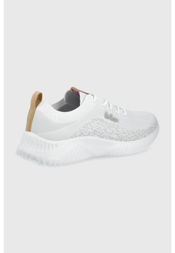 Lee Cooper buty kolor biały. Zapięcie: sznurówki. Kolor: biały. Materiał: guma