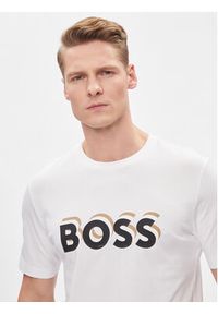 BOSS - Boss T-Shirt Tiburt 427 50506923 Biały Regular Fit. Kolor: biały. Materiał: bawełna