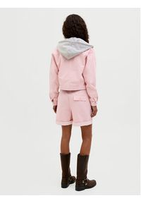 JJXX Szorty materiałowe Maddy 12253014 Różowy Loose Fit. Kolor: różowy. Materiał: bawełna #4