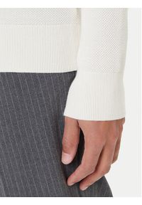TOMMY HILFIGER - Tommy Hilfiger Sweter Essential MW0MW36347 Écru Regular Fit. Materiał: bawełna #4