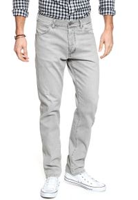 Wrangler - WRANGLER SPODNIE MĘSKIE SLIDER ICY GREY W18RRJ28C