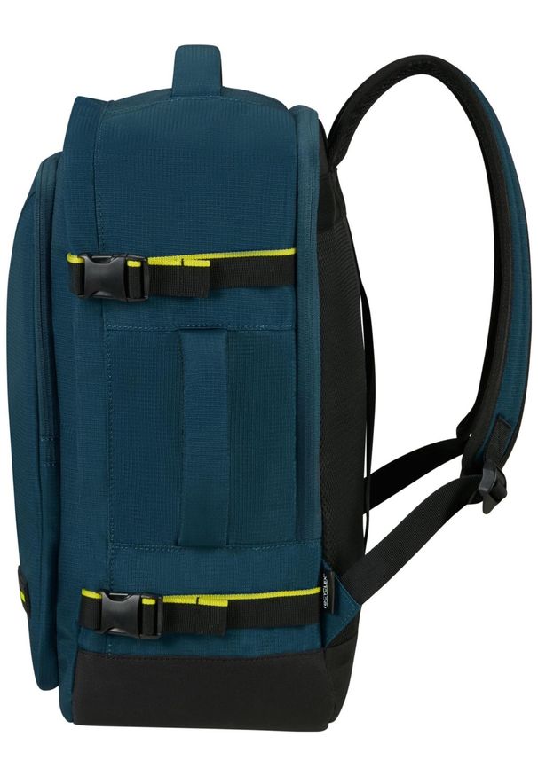 AMERICAN TOURISTER - Plecak American Tourister Take2Cabin M niebieski. Kolor: niebieski. Materiał: materiał. Styl: biznesowy, elegancki, casual