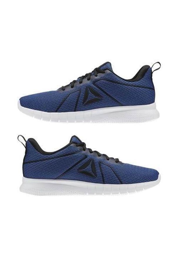 Buty do biegania męskie Reebok Instalite Pro. Zapięcie: sznurówki. Kolor: niebieski. Materiał: guma, syntetyk, tkanina, materiał. Szerokość cholewki: normalna. Sport: bieganie