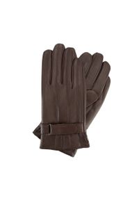 Wittchen - Rękawiczki męskie. Kolor: brązowy. Materiał: skóra. Styl: klasyczny #1