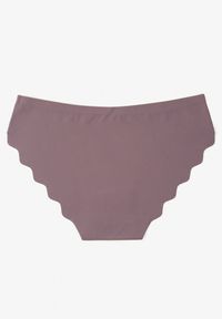 Born2be - Fioletowe Bezszwowe Majtki Typu Figi Dolinella. Kolor: fioletowy. Materiał: jeans