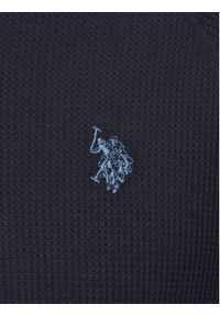 U.S. Polo Assn. Longsleeve MUP1589 Granatowy Regular Fit. Typ kołnierza: polo. Kolor: niebieski. Materiał: bawełna. Długość rękawa: długi rękaw