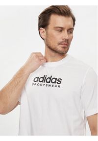 Adidas - adidas T-Shirt All SZN Graphic T-Shirt IC9821 Biały Loose Fit. Kolor: biały. Materiał: bawełna
