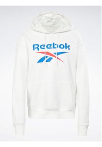 Reebok Bluza Identity Big Logo H54749 Biały Loose Fit. Kolor: biały. Materiał: bawełna #2