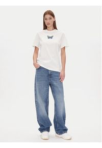 Hugo - HUGO T-Shirt Vintage Tee 50537239 Biały Relaxed Fit. Kolor: biały. Materiał: bawełna. Styl: vintage #2