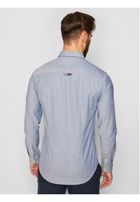 Tommy Jeans Koszula Oxford DM0DM09594 Niebieski Slim Fit. Kolor: niebieski. Materiał: bawełna