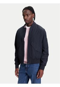 TOMMY HILFIGER - Tommy Hilfiger Kurtka bomber MW0MW39629 Granatowy Regular Fit. Kolor: niebieski. Materiał: syntetyk
