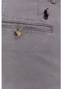Polo Ralph Lauren - Spodnie. Kolor: szary. Materiał: tkanina. Wzór: gładki #3