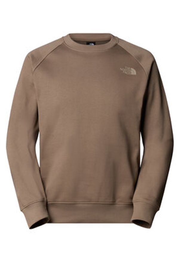The North Face Bluza Redbox NF0A89FA Brązowy Regular Fit. Kolor: brązowy. Materiał: bawełna