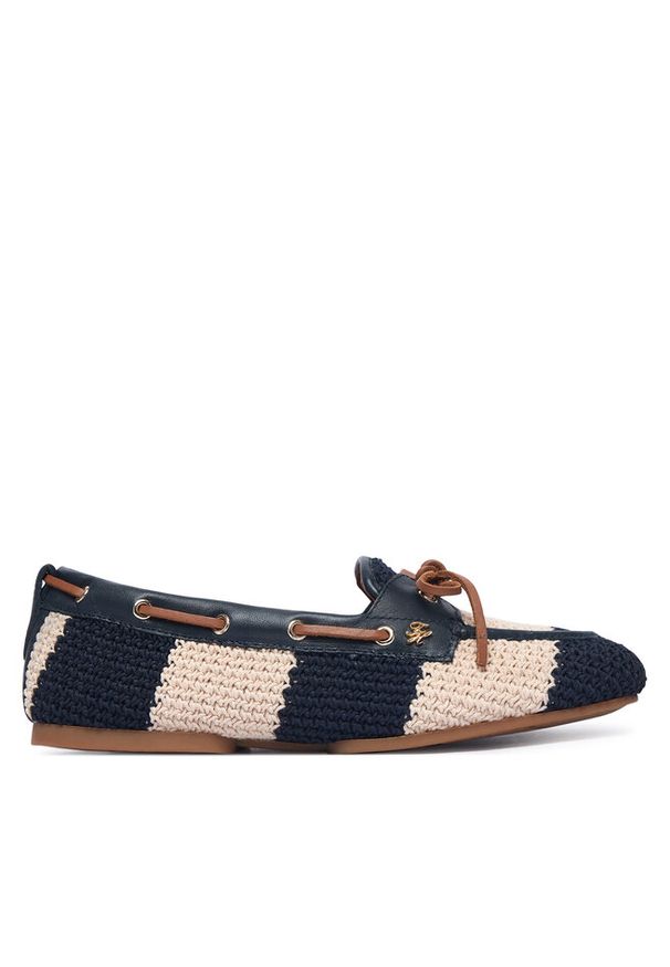 TOMMY HILFIGER - Mokasyny Tommy Hilfiger. Kolor: niebieski