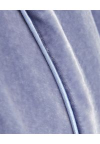 ICON - Wiązana marynarka z jedwabnego weluru. Kolor: niebieski. Materiał: welur, jedwab #4