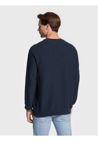 !SOLID - Solid Sweter 21107243 Granatowy Regular Fit. Kolor: niebieski. Materiał: bawełna
