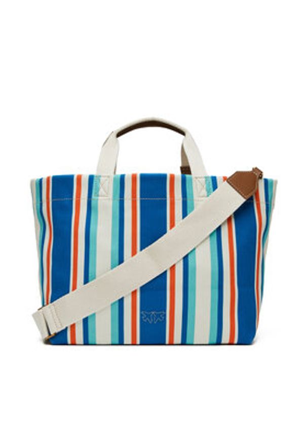 Pinko - PINKO Torebka Shopping Bag Medium PE 25 PLTT 104753 A2G5 Niebieski. Kolor: niebieski