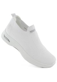 Buty sportowe damskie wsuwane białe Vinceza 13592. Zapięcie: bez zapięcia. Kolor: biały
