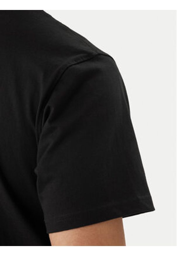 Hunter T-Shirt Essentials HARM0085252 Czarny Regular Fit. Kolor: czarny. Materiał: bawełna