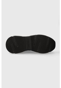 Calvin Klein sneakersy LOW TOP LACE UP MIX kolor czarny HM0HM01255. Nosek buta: okrągły. Zapięcie: sznurówki. Kolor: czarny. Materiał: skóra, guma #5