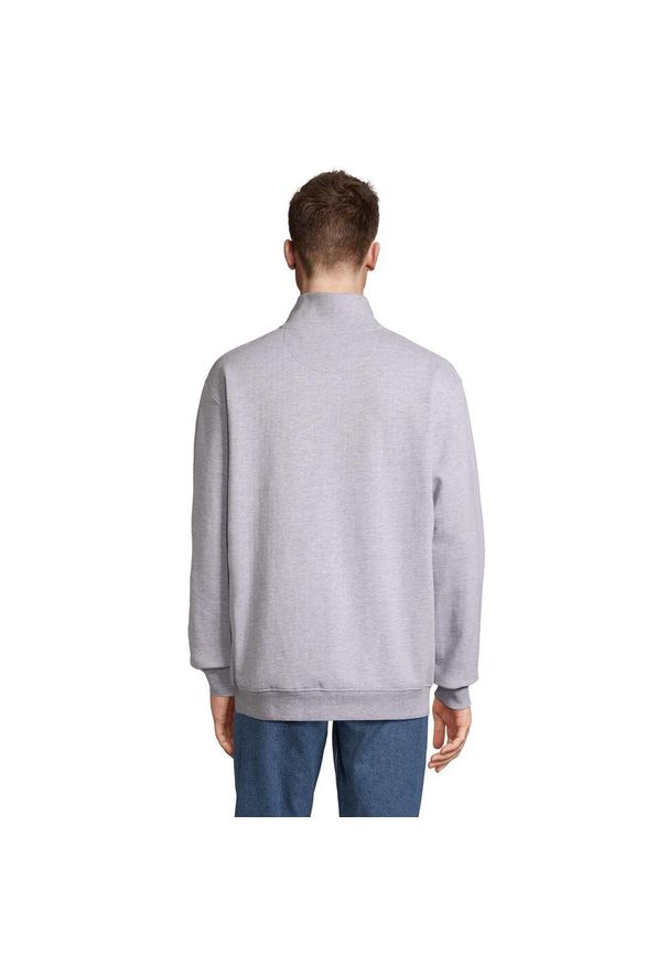 SOL'S - Bluza Rozpinana Unisex Dla Dorosłych Conrad Quarter Zip. Kolor: szary