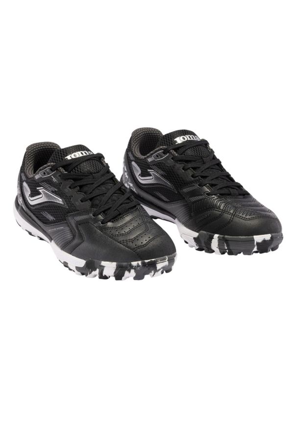 Joma - Męskie Buty Treningowe Liga 5 Astro Turf. Kolor: czarny, biały, wielokolorowy. Sport: turystyka piesza