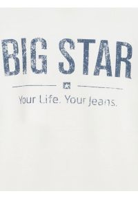 Big-Star - Bluza męska z logo BIG STAR biała Setor 100. Kolor: biały. Materiał: bawełna, jeans. Wzór: nadruk, ze splotem. Styl: klasyczny #2