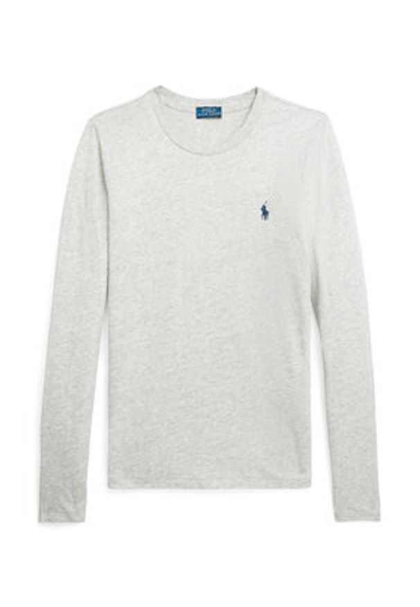 Polo Ralph Lauren Bluzka 211898699004 Szary Regular Fit. Typ kołnierza: polo. Kolor: szary. Materiał: bawełna