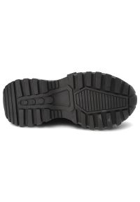 CheBello - Czarne Sneakersy Chebello Stylowe Buty Damskie Ze Skóry Naturalnej. Okazja: na co dzień. Kolor: czarny. Materiał: skóra. Styl: elegancki #4