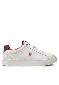 TOMMY HILFIGER - Tommy Hilfiger Sneakersy Essential Elevated Court Sneaker FW0FW07685 Écru #1